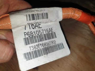 FIAT 500E 500 EV USA 13-19 PŘÍVOD KABEL ELELKTRICKÝ INSTALACE