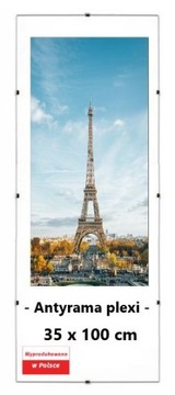 ANTYRAMA 35x100 PLEXI ANTYRAMY 100x35 NA PLAKAT