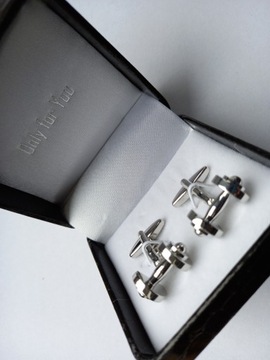 Złote spinki do mankietów Hantle dla Kulturysty EX