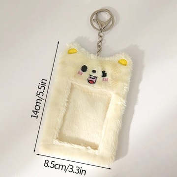 Etui na karty fotograficzne Kpop etui na karty pokrowiec na kartę brelok ze