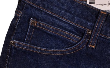 LEE spodnie HIGH WAIST blue jeans NEW STRAIGHT _ W31 L31