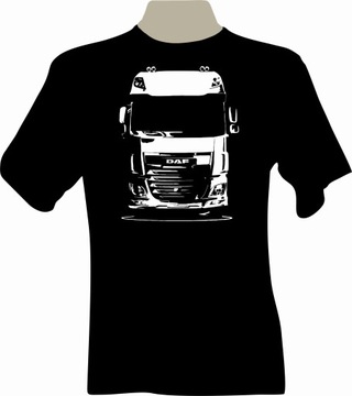 KOSZULKA T-shirt z nadrukiem fana DAF XF front