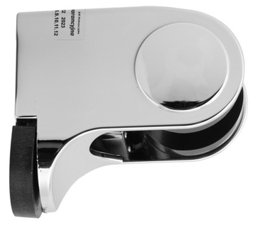 Регулируемый настенный держатель для трубки, хром.