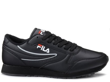 Buty sportowe męskie Fila Orbit Low ekoskóra lekkie czarne 42