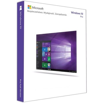 System operacyjny Microsoft Windows 10 PRO PROFESSIONAL wersja BOX DVD