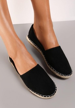 Renee Czarne Espadryle damskie 37 Ekoskóra