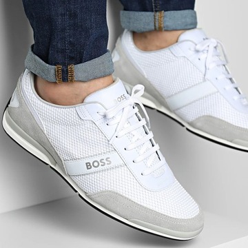 HUGO BOSS ELEGANCKIE SUPER SNEAKERSY R.42 BS804