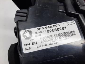 SKODA KAMIQ 2019- SVĚTLO KRYT LED PRAVÝ ZADNÍ 3P0945308 NOVÁ
