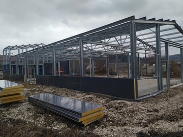 Стальная конструкция зала 15х40х4,5 Производитель сэндвич-панелей, финансирование