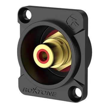 GNIAZDO RCA PANELOWE INSTALACYJNE MONTAŻOWE ROXTONE RF2D-B-R