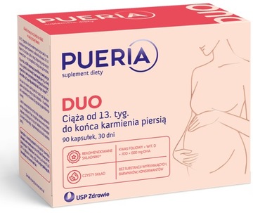 PUERIA DUO ciąża od 13 tyg. + karmienie piersią.