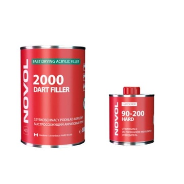 podkład akrylowy szary 2000 DART FILLER NOVOL
