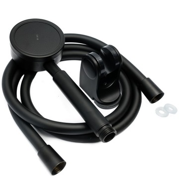 ZESTAW PRYSZNICOWY SŁUCHAWKA STALOWA 1F WĄŻ UCHWYT