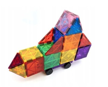 МАГНИТНЫЕ БЛОКИ УЧЕБНЫЙ НАБОР 109 ЭЛЕМЕНТОВ