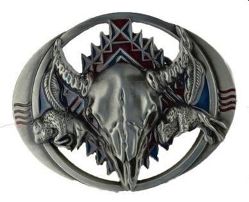 Bizon skull western klamra do paska