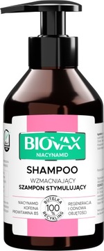 BIOVAX Niacynamid wzmacniający szampon stymulujący