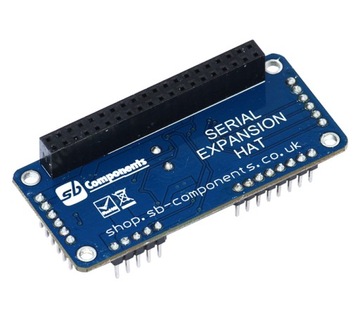 Шилд последовательного расширения HAT I2C UART Raspberry Pi
