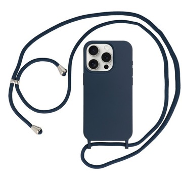 Etui Ze Sznurkiem Smycz Nakładka Futerał Silikon Case do Apple iPhone 12