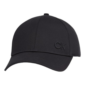 CALVIN KLEIN CZAPKA Z DASZKIEM CK COTTON CAP CZARNA