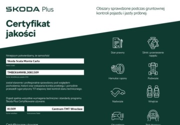 Skoda Scala Hatchback 1.5 TSI 150KM 2020 Skoda Scala Virtual Cockpit Panorama ACC SmartLink ASO PL VAT23 1.5 150KM, zdjęcie 25