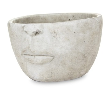 DONICZKA TWARZ GŁOWA OSŁONKA BETONOWA NA KWIATY