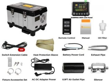 ПАРКОВОЧНОЕ ОТОПЛЕНИЕ WIFI BLUETOOTH 8KW 12/24V 230V WEBASTO АВТО ВКЛ/ВЫКЛ ЖК-дисплей
