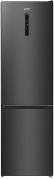 Холодильник Gorenje NRK620EABXL4 AdaptTech NoFrost Черный 200см 331л 60см Crips