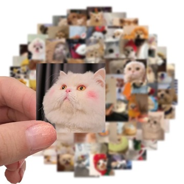 Наборы наклеек Kawaii Animal Cat Dog, 100 шт.