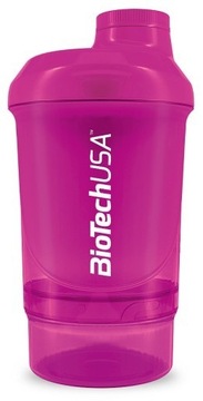 BIOTECH USA SHAKER WAVE + NANO 300ml PINK MAGENTA RÓŻOWY