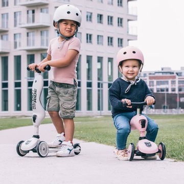 SCOOTANDRIDE Highwaykick1 Rose - самокат и езда 2 в 1 для детей 1-5 лет