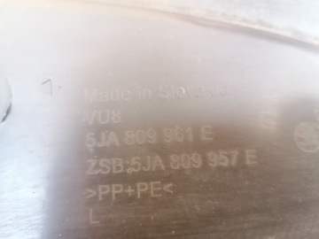 PODBĚH LEVÝ PŘEDNÍ SKODA RAPID 5JA809961E 2012-