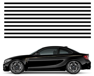 NAKLEJKA na samochód auto PASKI 0,5x300 cm 10sztuk