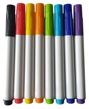 Pisaki marker suchościeralny tablica mix kolorów 12 szt