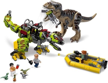 LEGO Jurassic World 75938 Тираннозавр против механического динозавра
