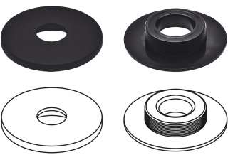 Stopery spinki OKRĄGŁE do FIAT (trzpień 13mm)
