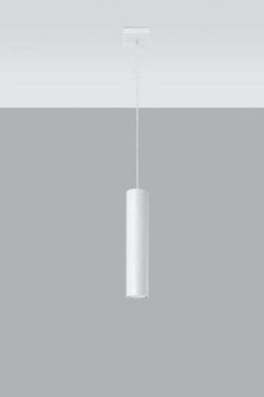 Lagos lampa wisząca 1-punktowa biała SL.0323 Sollu