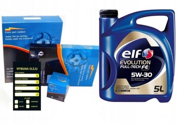FILTRY + olej ELF 5w30 RENAULT Scenic 3 III 1.9dCi