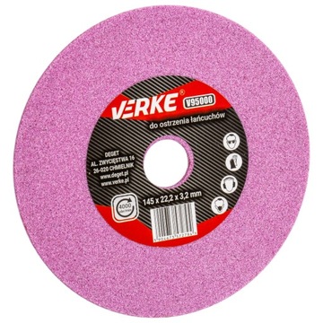 ДИСК ДЛЯ ЗАТОЧКИ ЦЕПИ 145мм х 22,2 х 3,2мм ШЛИФОВАЛЬНЫЙ КАМЕНЬ