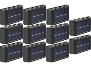 11x Kinkiet Solarny Lampka LED na Słońce +Czujnik