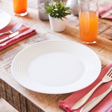 Тарелка 25 см белая HARENA LUMINARC