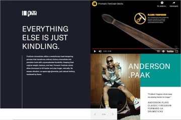 TX7AW-FG Барабанные палочки Promark Hikor Forward ⌀13 мм, обработка FireGrain