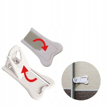 ЗАМОК РАЗДВИЖНОЙ ДВЕРИ ДЛЯ ЖИВОТНЫХ 2 ШТ.