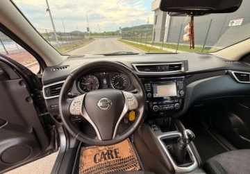 Nissan Qashqai II Crossover 1.5 dCi 110KM 2014 Nissan Qashqai TeKnA 1.5dCi 110ps 6biegow BezwyPadKowy KamERA SerwiSOWany, zdjęcie 26
