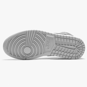 Nike Air Jordan buty sneakersy męskie wysokie szare 1 MID 554724-092