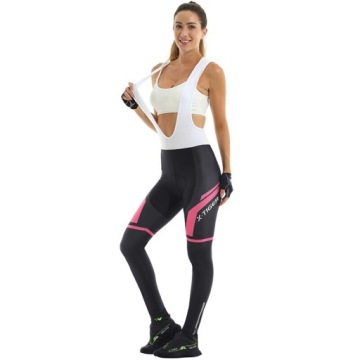 ЖЕНСКИЕ ДЛИННЫЕ ВЕЛОСИПЕДНЫЕ БРЮКИ С УТЕПЛЕННЫМ УТЕПЛЕНИЕМ X-TIGER С ГЕЛЕВЫМИ ВСТАВКАМИ ПРИНАДЛЕЖНОСТИ