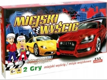 gra planszowa Miejski wyścig+ Misja wojskowa FAN