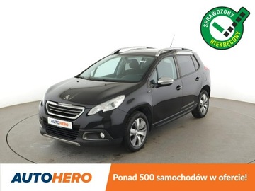 Peugeot 2008 I SUV 1.6 e-HDi 92KM 2015 Peugeot 2008 1.6 HDi Style Klimatyzacja Nawigacja