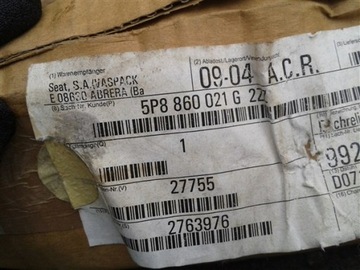 STŘEŠNÍ NOSIČ STŘEŠNÍ CHRÓM SEAT ALTEA XL 5P8860021G