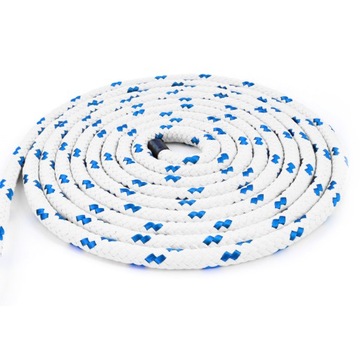 Веревка Парусная веревка плетеная полипропиленовая БЕЛАЯ 10мм 10м