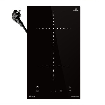 Płyta indukcyjna IND294, 30 cm, 3,3 kW, 2 strefy spalania, 9 mocy